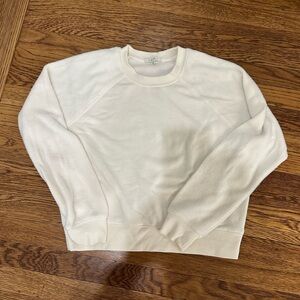 Z Supply Off-White Crew Neck Sweatshirt